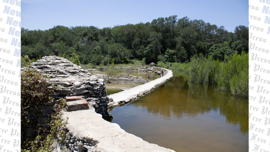 Five Mile Dam temporarily flows after rain