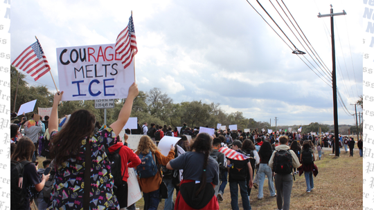 Hays CISD students join others nationwide in ICE protests