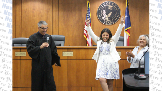 Kyle City Council swears in new faces, bids Zuniga farewell