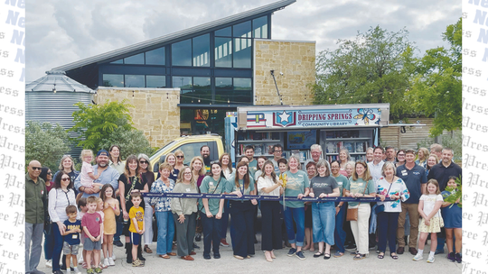 Ribbon cut on Dripping Springs Library of Wheels