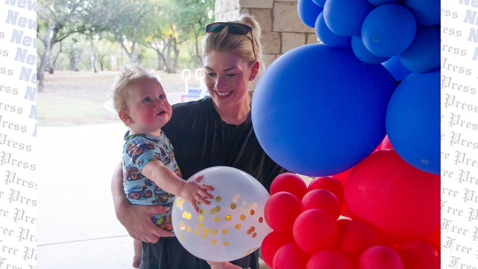 Scenes from National Night Out in Buda