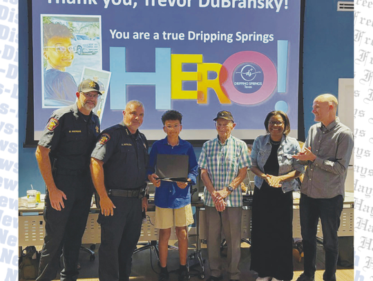 12-year-old’s heroism recognized by city of Dripping Springs