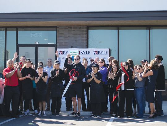 A (chocolate) chipper ribbon cutting