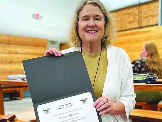 Accounting clerk graduates from Dripping Springs Chamber of Commerce Leadership Program