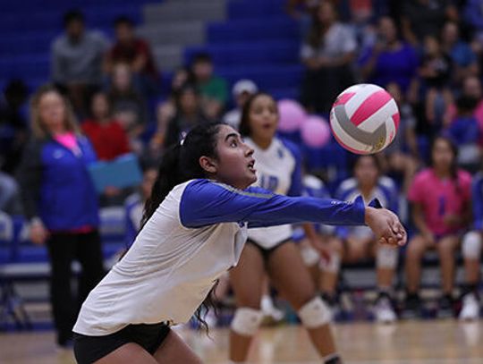 Akins volleyball sweeps Lehman in three games