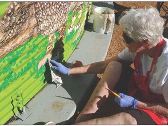 Alexis Pointe mural almost complete