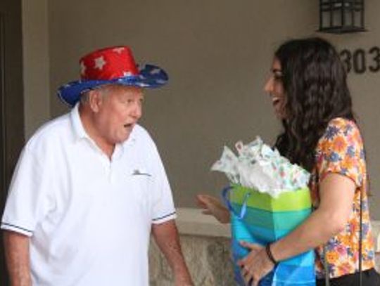 Alexis Pointe resident awarded “Greatest of All Time Neighbor” Award