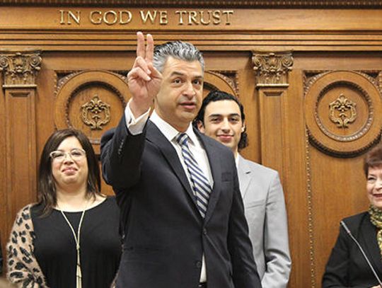 Becerra sworn in as new County Judge