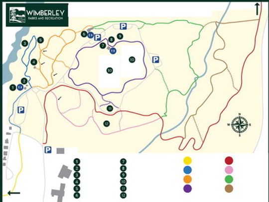 Blue Hole Regional park undergoing improvements on hiking, biking trail
