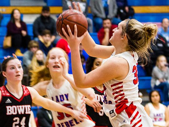 Bowie sinks Lady Reb hoops 43-35