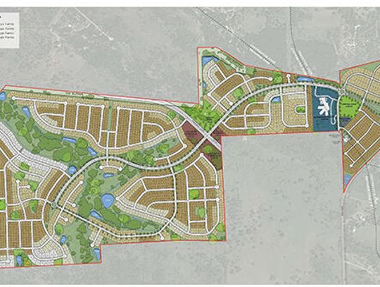Breaking new ground... 1,850 new homes in the plan