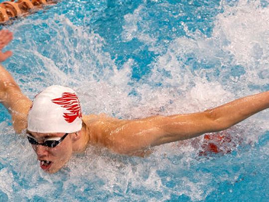 Brown does swimmingly at state competition