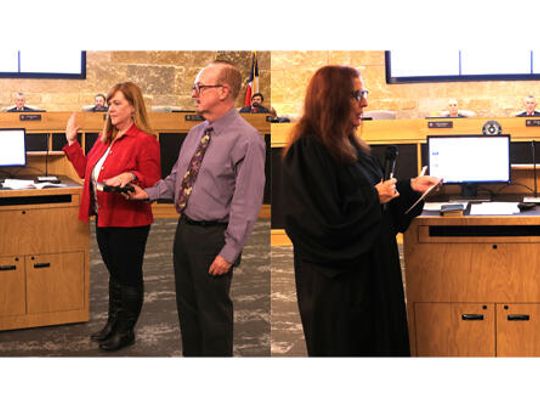 Buda council members sworn in