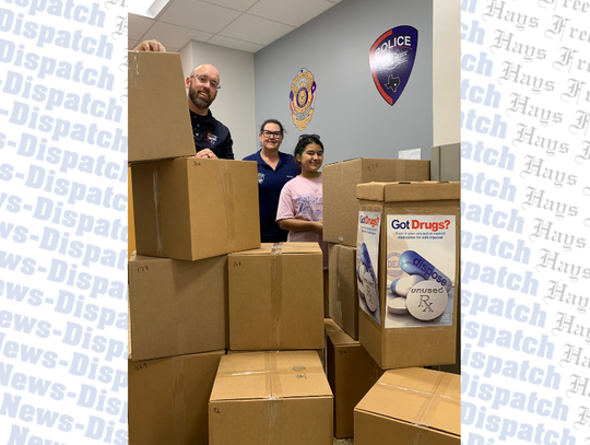 Buda Police Department collects nearly 200 pounds in Drug Enforcement Association Drug Take Back event