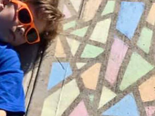 Chalk mosaics spreading from Hays CISD to world
