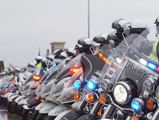 Chute-ing out the gate: Local law enforcement rides for charity