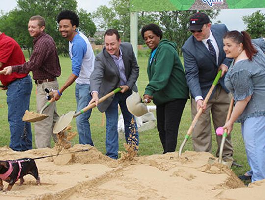 City breaks ground for Steeplechase Dog Park