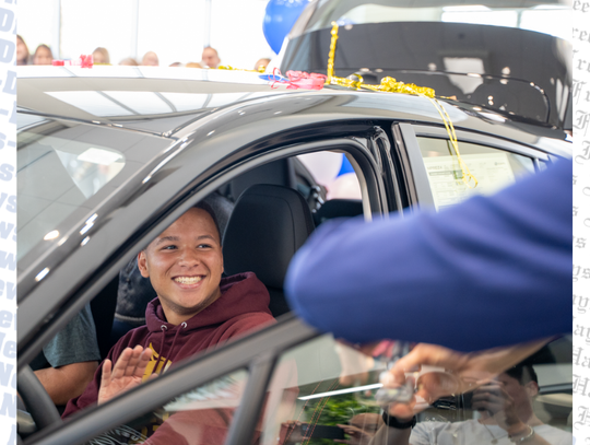 City Limits Subaru surprises Austin Angels former foster youth with new car