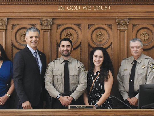 Cody Mitchell sworn in as deputy constable in Hays County