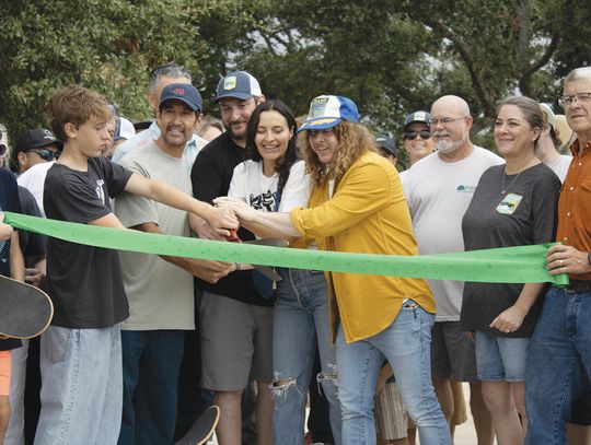 Community shreds for DZK at skatepark opening