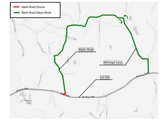 Construction project closes Martin Road for eight months 