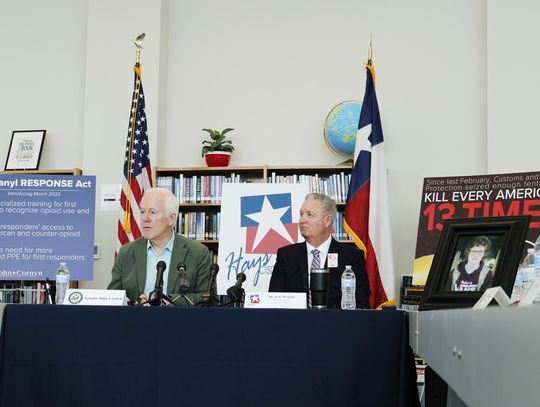Cornyn, HCISD address fentanyl crisis