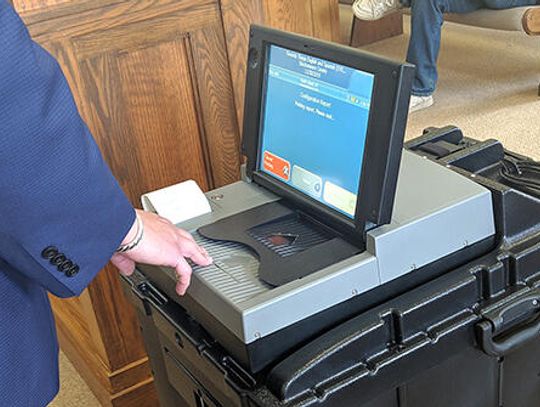 County inches towards hybrid voting system at the polls