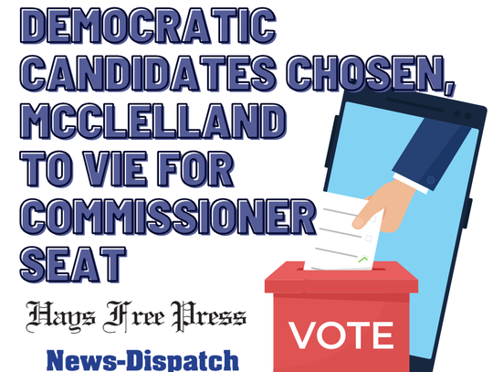 Democratic candidates chosen, McClelland to vie for commissioner seat