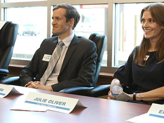 Democratic run-off candidates debate before full crowd
