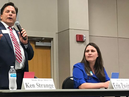 District 45 debate focuses on SB4 and healthcare