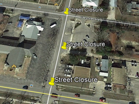 Downtown Kyle street closures Oct. 28
