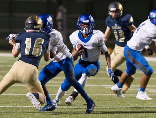 Dramatic TD lifts Lobos past Akins in OT