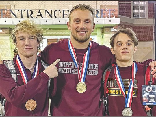 Dripping Springs' Alec Rill wins gold at state wrestling