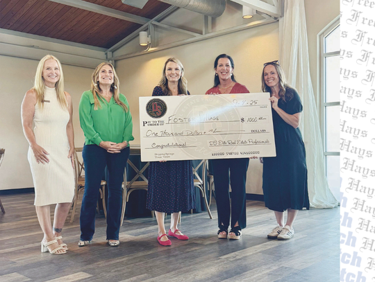 Dripping Springs Elite Real Estate Professionals donates $1K to Foster Village