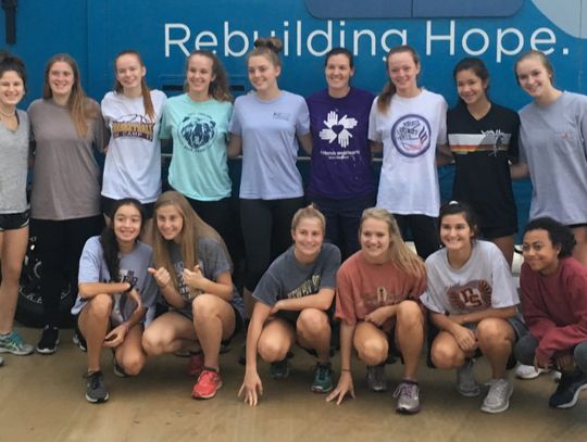 Dripping Springs girls basketball joins Hurricane Harvey relief effort
