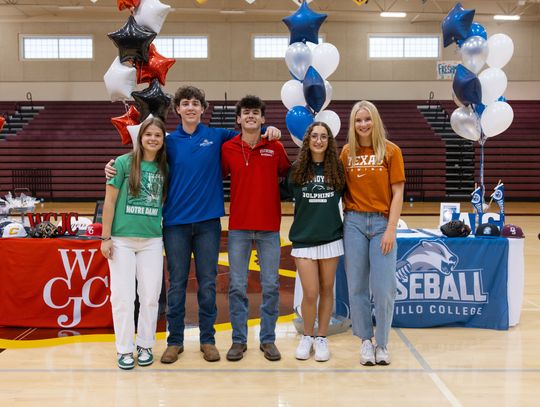 Dripping Springs High School student athletes sign National Letters of Intent