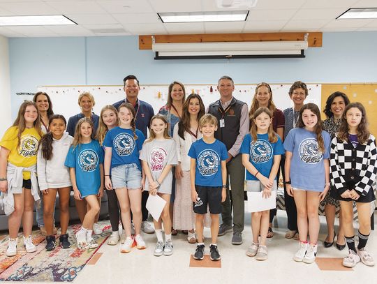 Dripping Springs ISD Board of Trustees visits Rooster Springs Elementary