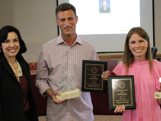 Dripping Springs ISD names District Teachers of the Year