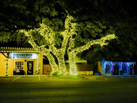 Dripping Springs lights up Mercer Street for the Christmas season