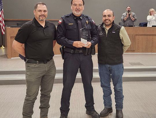 Dripping Springs recognizes Constable Ron Hood