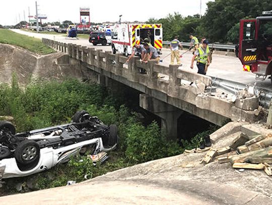 Driver Starflighted to hospital after rollover in Kyle