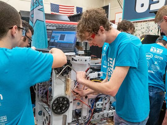 DS robotics team is serious about their games