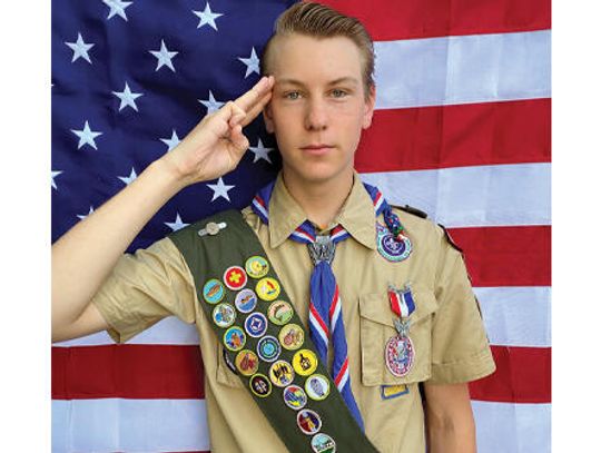Eagle Scout rank notched by Hays senior