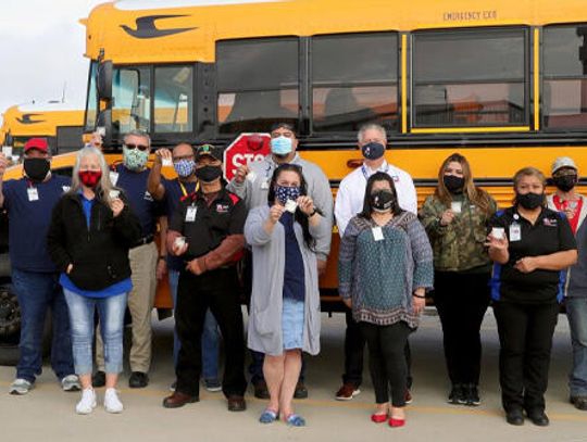 Employees honored for life-saving warming stations