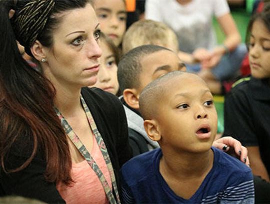 Falcons get their fill of Halloween spirit with celebrity storyteller
