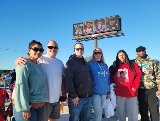 Fentanyl awareness billboard comes to life