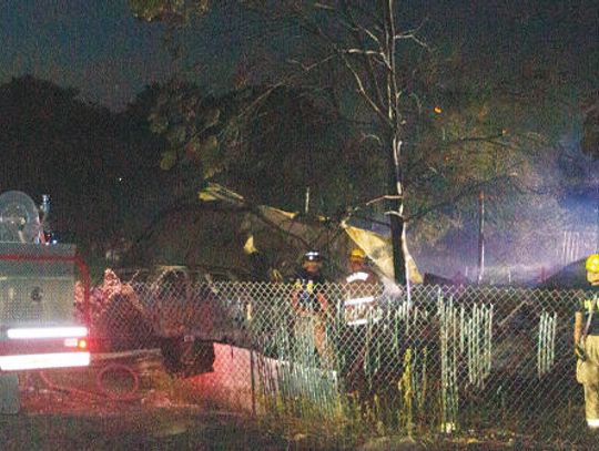 Fire claims home
