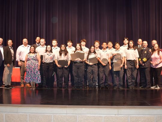 Fourteen cadets graduate from Hays CISD CTE Firefighter Program