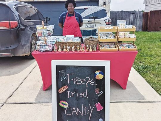 Freeze-dried food business aids young woman
