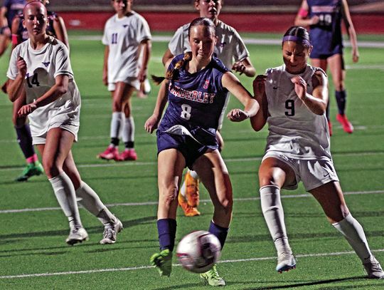 Hat-trick plus two for 5-0 win for Lady Texans soccer